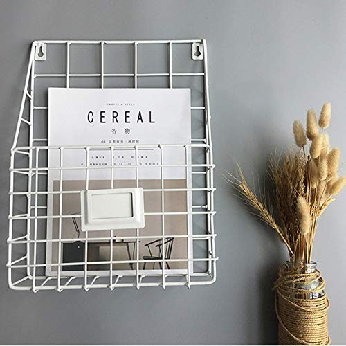 nulala Porte-journaux en métal avec Cadre métallique