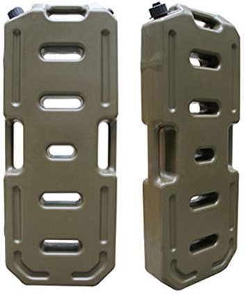 Mustbe Strong 5 Gallonen Benzinkanister Tragbares Notfall-Backup Heizöl Benzin Diesel Gas Lagertank Für Jeep JK Wrangler SUV ATV Auto,Grün