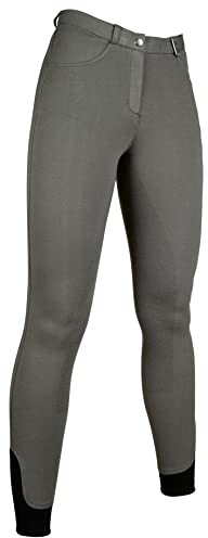 HKM Kate Culera Full Silicona Pantalones de Montar para niñas Verde Oliva 10/11 años