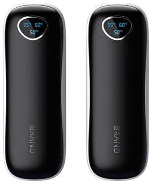 Magnetisk attraktion Handvärmare Uppladdningsbara, 4000mAh elektrisk bärbar fickvärmare, värmeterapi Perfekt för camping, varma gåvor