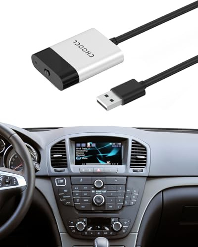 CHOOCL Bluetooth-biladapter kompatibel med Lacrosse och Regal (2010-2013) med USB-gränssnitt, Bluetooth-adapter för bilmusik med förlustfri ljudkvalitet
