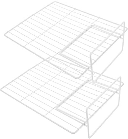 Ciieeo 2pezzi Rete per Congelatore Divisore per Portaoggetti Contenitori per Conservazione Congelatore Organizer per Frigorifero Pannello Divisorio in Filo