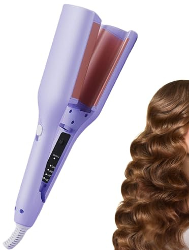 Tuxuseo Fer À Friser | Appareil Coiffant Ions Négatifs Portable,Outil Coiffure Anti-Brûlures pour Élèves Femmes Vacances Maison Coiffeuse Mode Enthousiastes Filles Mariée