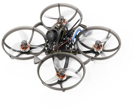 BETAFPV Air75 II borstlös whoop quadcopter, ultralätt drönare med Matrix G4 5IN1 II flygkontroller, 0802 28000KV borstlösa motorer, 1614-3B propellrar, C03-kamera, Air II baldakinram för FPV-flygning