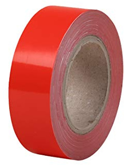 Zéfal ZEFAL Tapes-Bande de Jante Tubeless Vélo-Autocollante Cyclisme, Rouge, 20mm x 9m