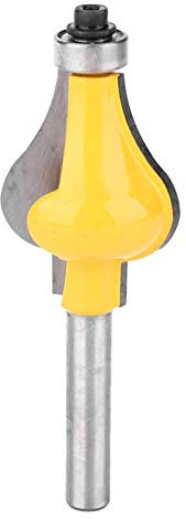 Veeu Chacerls Router Bit, Calabash Cut, 2-Flute, 8mm Shank, High Speed Steel, Carbon Steel, Perfect for Professional Woodworking