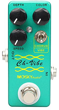 Mosky CH-VIBE – vintage stil kör/vibratopedal, grön