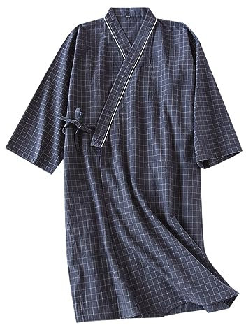 Chnnamzu Badeponcho für Herren Und Damen - Saunakilt Damen Mit KnöPfen - Bademantel Damen Sauna - Sauna Kilt Damen Kurz - Hausmantel Damen Kimono