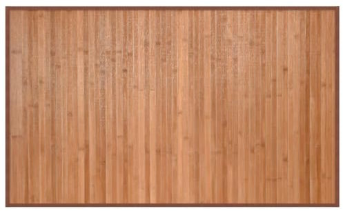 vidaXL Teppich, Bambusteppich Rechteckig, Bambusmatte rutschfest für Wohnzimmer, Läufer Küchenteppich Flurteppich, Modern, Natur 60x100cm Bambus