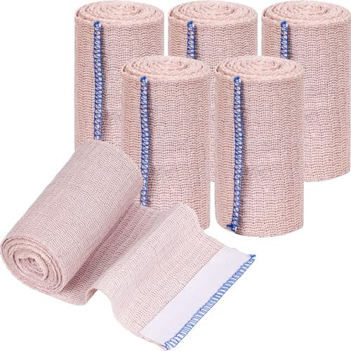 Elastische Bandage Kompressionsbandage Elastische Binde Selbstklebender Verband 6 Rollen Sportbandage Stützbandage Sportbinde Sportzubehör