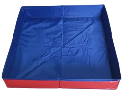 Dog Kiddie Pool | PVC Folding Swimming Pool for Dog | Non-Inflatable Save Space Pet Puppy Bathing Tub for Puppy Cats Other Animals