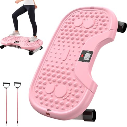 Rock Stepper | Bärbar bentränare med - Stepper Fitness med LCD-skärm | för mage och underkropp vardagsrum sovrum kontor balkong inomhus utomhus