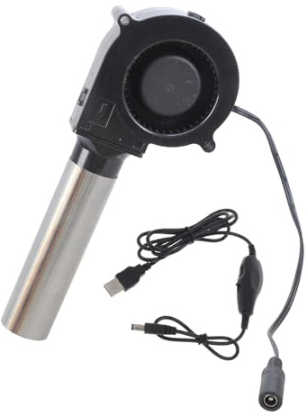 Ventilatore d'aria per barbecue da cucina per barbecue a soffietto strumento a manovella da campeggio ventilatore portatile da cucina