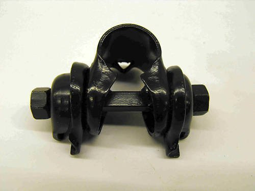 VINTAGE ROADSTER TRADITIONAL BIKE SADDLE CLAMP (SEAT GUTS) COMPLETE ASSEMBLY SADDLE BRACKET BLACK IDEAL BIKE RESTORERS