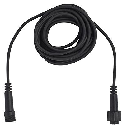 Lights4fun - Serie CORE - Prolunga di 5m in Cavo Nero per Esterni ed Interni