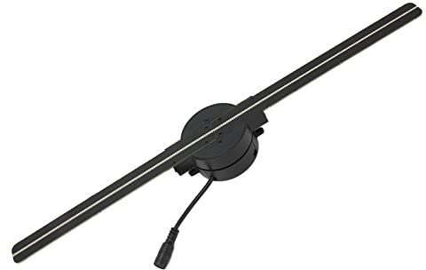 3D Hologram Fan WiFi Projector, 224 LED Light Beads, 1080P 16.5Inch Holographic Video Advertising Projector Display for Businesses, Parties, Etc