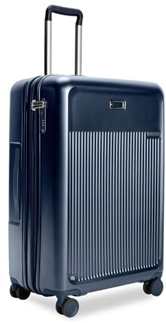 Briggs & Riley Sympatico Hardside Luggage, Navy, 21 Global Carry-On, Sympatico Hardside Luggage
