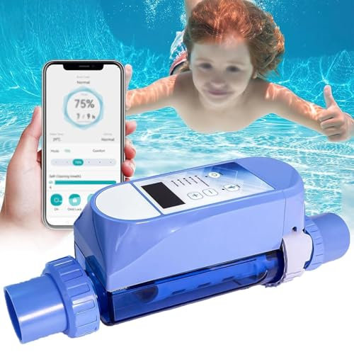 Pool-Chloranlage, Salzwasser-Chlorgenerator, Selbstreinigungsfunktion für Whirlpools,8g/h（≤35m³）