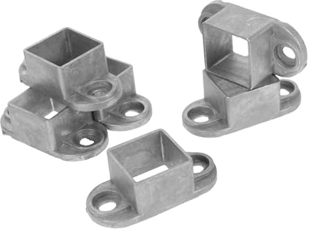 Gadpiparty 6 Pezzi Staffe per Posto Fencing Alluminio per e Fissaggio Railing Esterni Resistente Alle e Facile Installazione per Scuole e Case