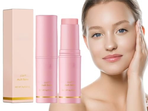 Wrinkle Bounce Multi Balm Stick,2pcs Bálsamo Multiusos de Colágeno en Barra,Bálsamo Labial Hidratante Todo En Uno,Barra de Colágeno,Rellenador de Arrugas Profundas Facial