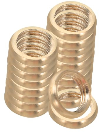 Gatuida 20piezas Junta De Latón Tuerca De Apriete De Lámpara Tuerca De Fijación Para Lámpara De Montaje De Para Reparación De De Mesa