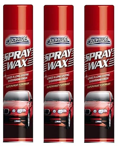 DIOXSTAR Car Pride Spray Wax, Instant Shine Car Polish Spray, Long-Lasting Protection & Showroom Gloss Finish, (3 PCS)