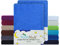 NatureMark 2er Pack Kinder FROTTEE Spannbettlaken, Spannbetttuch kuschelig weich, für Babybett und Kinderbett | 70x140 cm - Royal blau
