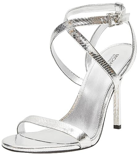 MICHAEL KORS Damen ASHA Sandal, Silber, 37 EU