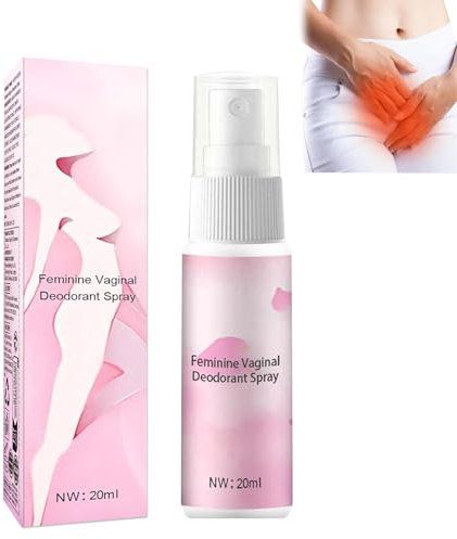 Intimspray für Frauen 20ml, Mild Intimdeodorant, Rein Natürliche Pflanzenextrakte, Geruchsschutz-Intimbereich-Spray, Intimpflege Damen, Zur Geruchs und Juckreizlinderung