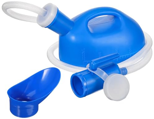 SAFIGLE Urinario De Viaje Para Mujer Inodoro Portátil Botella Para Orinar Urinario De Emergencia Para Adultos Para Camping