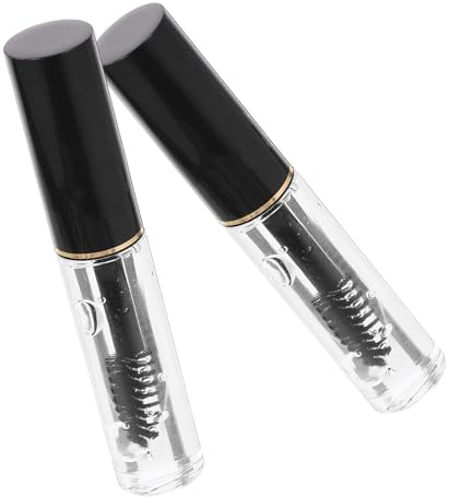 ERINGOGO Gel in Plastica per Sopracciglia Fissante Trasparente 2 Pezzi 10g Resistente All'umidità Effetto Naturale per Make-up Quotidiano