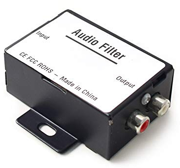 Car Audio Noise Isolator Filter Radio Noise Eliminator for Auto Truck Boat Speakers Amplifier Equalizer RCA Signal
