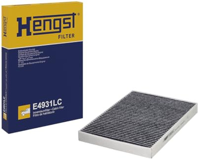 HENGST Filtro de habitáculo tipo E4931LC – Filtro de carbón activo para interior de coche – Filtro para coche