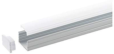 Abdeckung für Aufbauprofil 15, Bündig, Länge 200cm, Klar