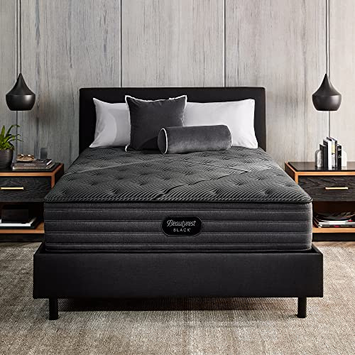 Beautyrest Black L-Class 13.5” Medium Queen Mattress, Cooling Technology, Supportive, CertiPUR-US, 100-Night Sleep Trial, 10-Year Limited Warranty