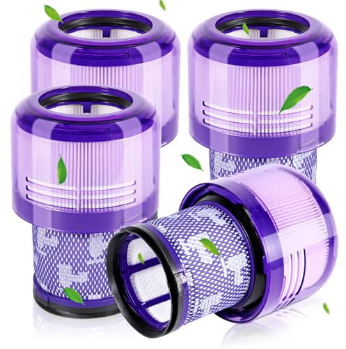 AMZJMT 4 Stück Filter für Dyson V11-Kompatibel mit Dyson V15, SV14, SV17, SV22 Modellen, Ersatzteile für Dyson Animal und Absolute Serie, Ersatz für # 970013-02 Staubsaugerfilter
