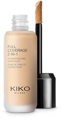 KIKO Milano Full Coverage 2-in-1 Foundation & Concealer 16 - N 25, Fond De Teint/Correcteur 2 En 1 À Couvrance Élevée