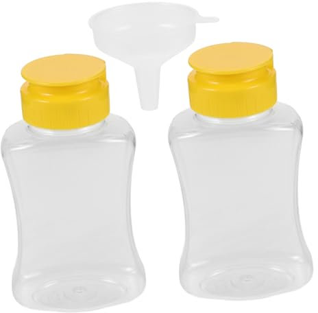Gogogmee Honig Bio 1 Set Honig Quetschflasche Honig Gewürzbehälter Senfsirup Behälter Honigspender Quetschflasche Quetsch Honigglas Gewürzflasche Leeres Honigglas Aus Honig Gastgeschenk