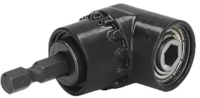 Right Angle Drill Bit Adapter, 1/4in Hex Shank Attachment, Angled Bit Holder Attachment, Easily Combine Drill with Various Bits for Narrow Spaces