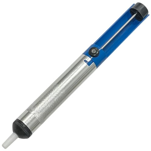 Desoldador manual para aspirar estaño | Desoldador Chupón Estaño | Bomba de succión estaño | Apto para uso en laboratorios, tiendas de servicio, escuelas, hogar e industria 51CH072