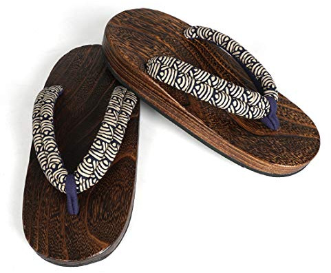 CoolChange Zapatos de Madera Tradicionales japoneses, Getta, Sandalias, Talla: Hombres 38-42