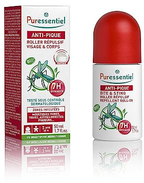 Puressentiel roller répulsif visage & corps anti-pique bio 50ml