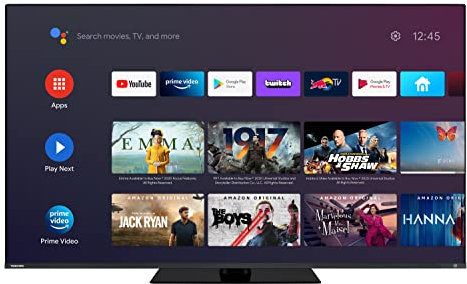 Toshiba 55QA7D63DG 55 Zoll QLED Fernseher/Android TV (4K Ultra HD, HDR Dolby Vision, Smart TV, Sound by Onkyo, Triple-Tuner) [2023]