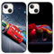 nurkorki [2 Stück Handyhülle für iPhone 13/iPhone 14 6,1 Hülle, Weiche Silikon Stoßfest TPU Schutzhülle Hülle Motiv 95 Cars Lightning McQueen Case für iPhone 13, M1