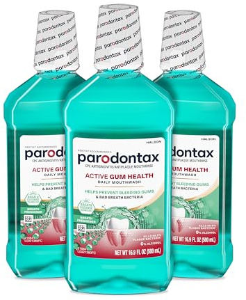 Parodontax Active Gum Health Breath Freshener Mouthwash, 3 x 16.9 fl oz