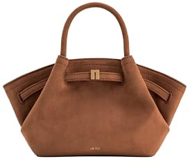 JW PEI Hana Mini Damen Tragetasche - Wildlederimitat Braun