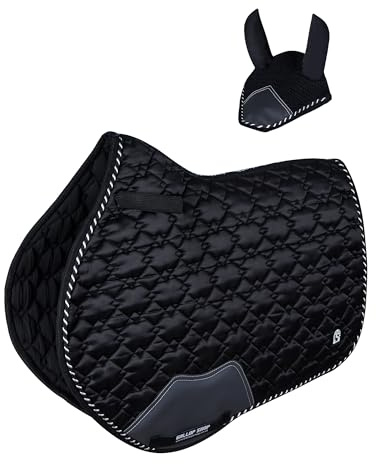Close Contact Diamond Cut / Horse Pad / Horse Saddle Pad (Black, Cob/Pony)