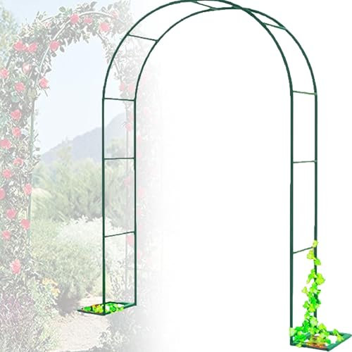 Tonnelle de pergola en métal, treillis de jardin de plantes grimpantes, arc de jardin de rose gazebo pour diverses plantes grimpantes arche de mariage décoration de fête de mariage