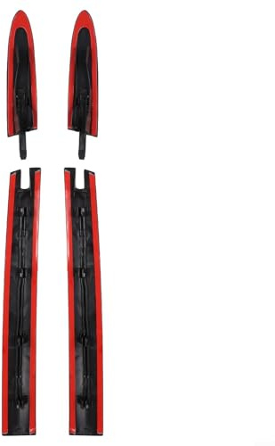 Zilimontt Juego de cubiertas de bisagra superior para techo convertible E93 F33 F83 (4 piezas, plástico, sin pintar) compatible con modelos 335i