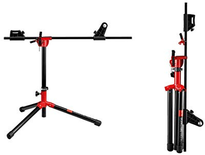 Elite Elite Unisex – Erwachsene Race FC Montageständer, Silber,Schwarz, Einheitsgröße